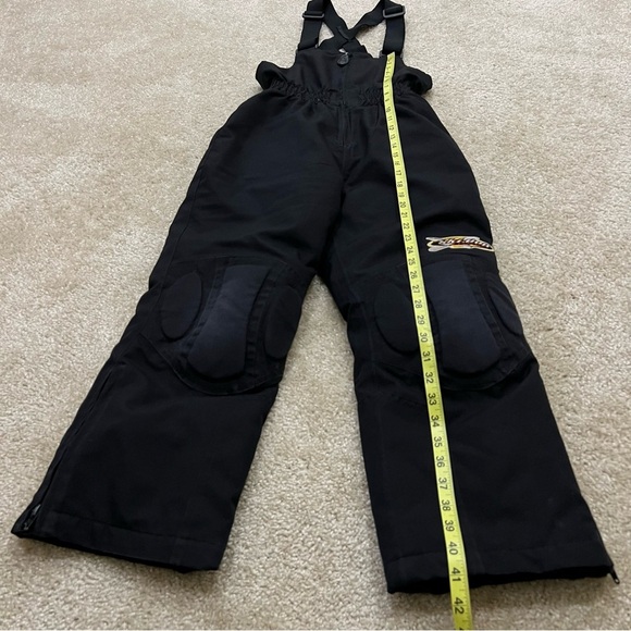 Ski-Doo Team Kids Youth Snow Pants Bibs Black Size 8 Snowmobiling Overalls, - Picture 5 of 16